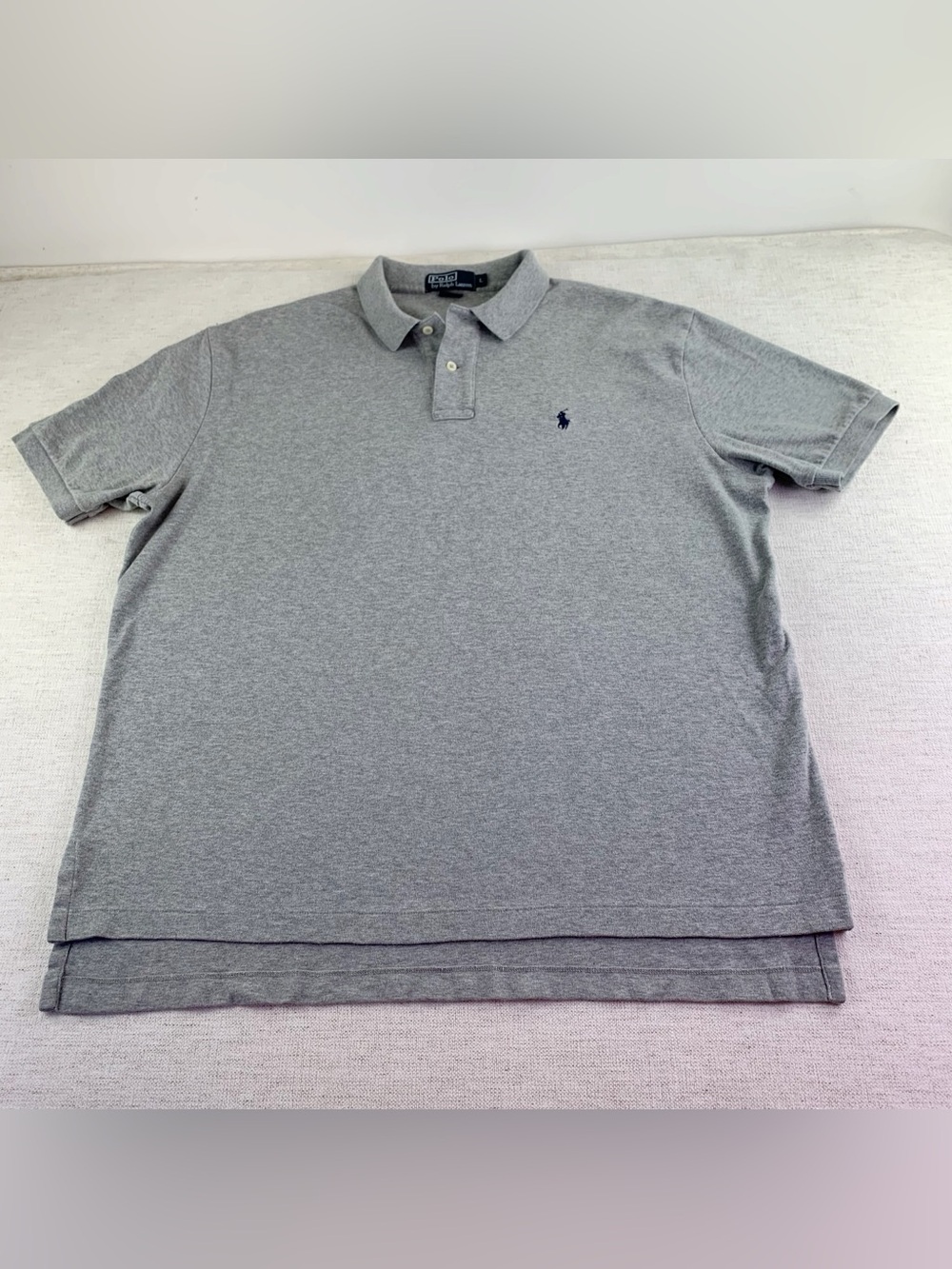 Polo Ralph Lauren Men's Short-Sleeve Polo shirt Classic fit 100% cotton in gray